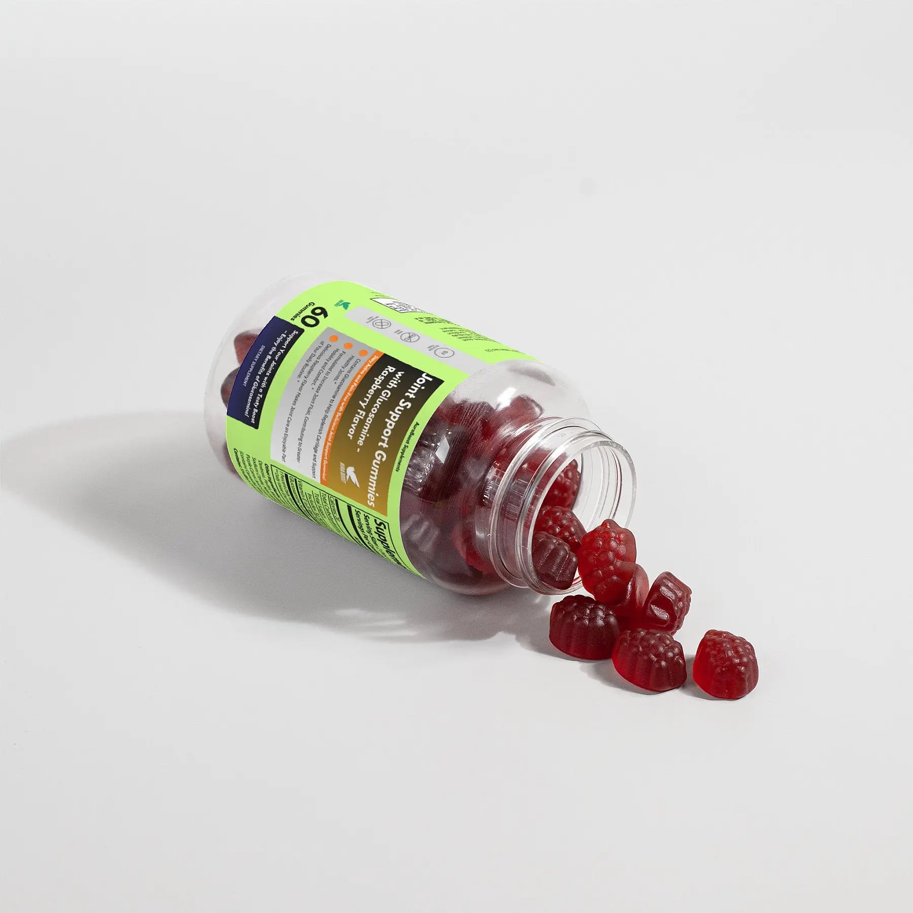 Joint Support Gummies with Glucosamine - Raspberry Flavor