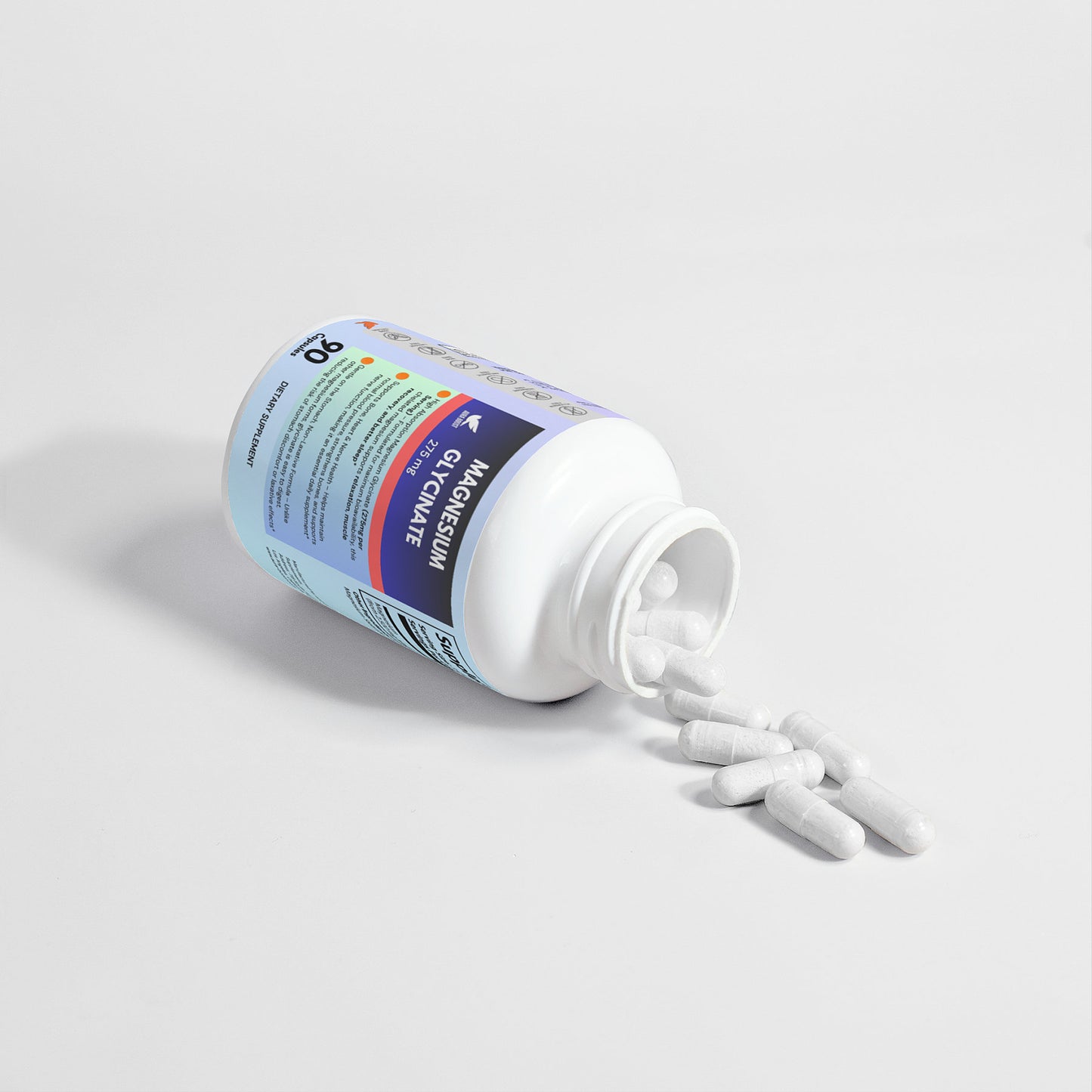 Magnesium Glycinate Capsules - 200mg High Absorption Magnesium