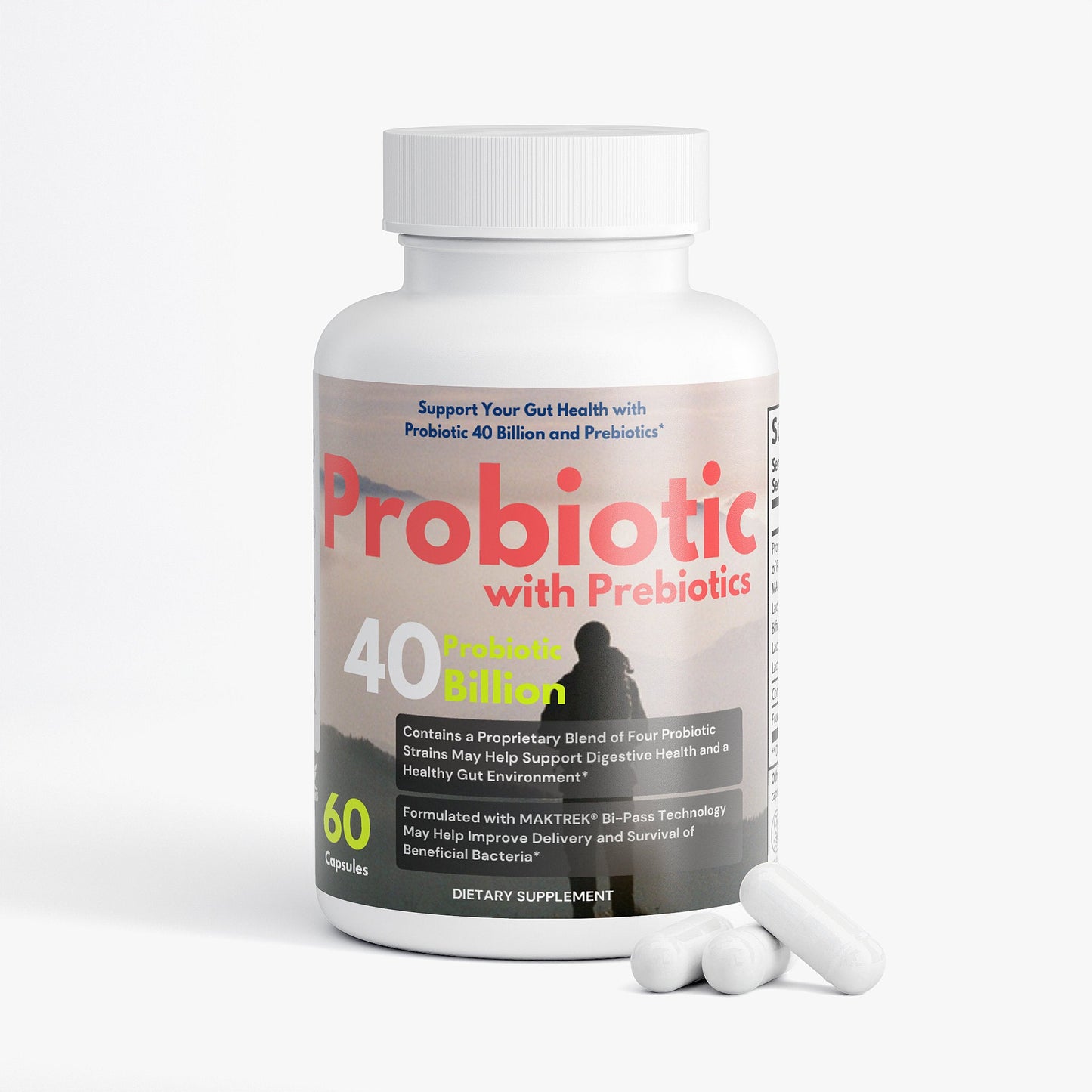Probiotic 40 Billion with Prebiotics