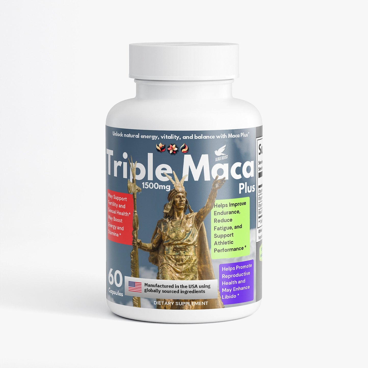 Triple Maca Plus 1500mg Pro Formula