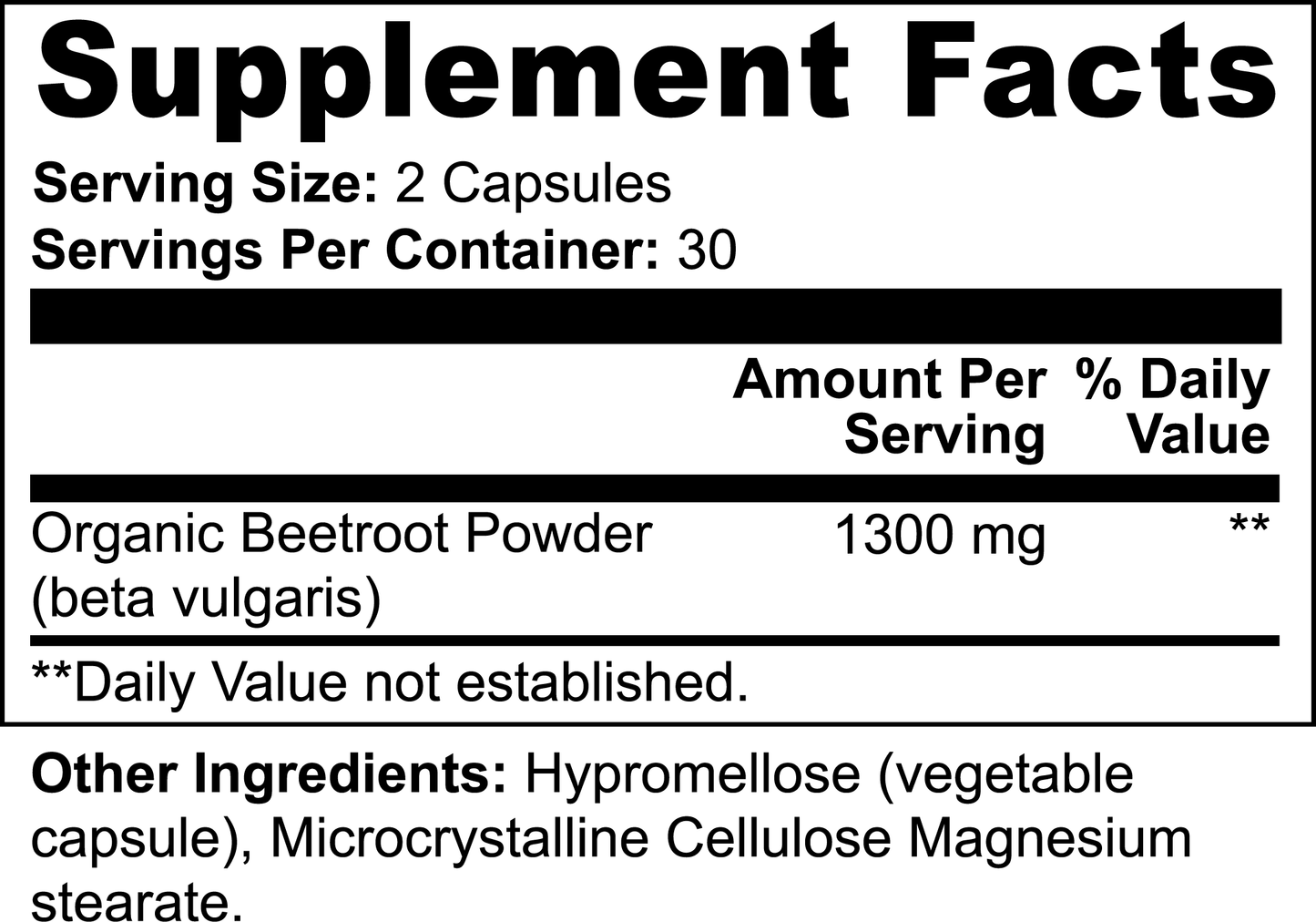 Beetroot Circulatory Support Blend