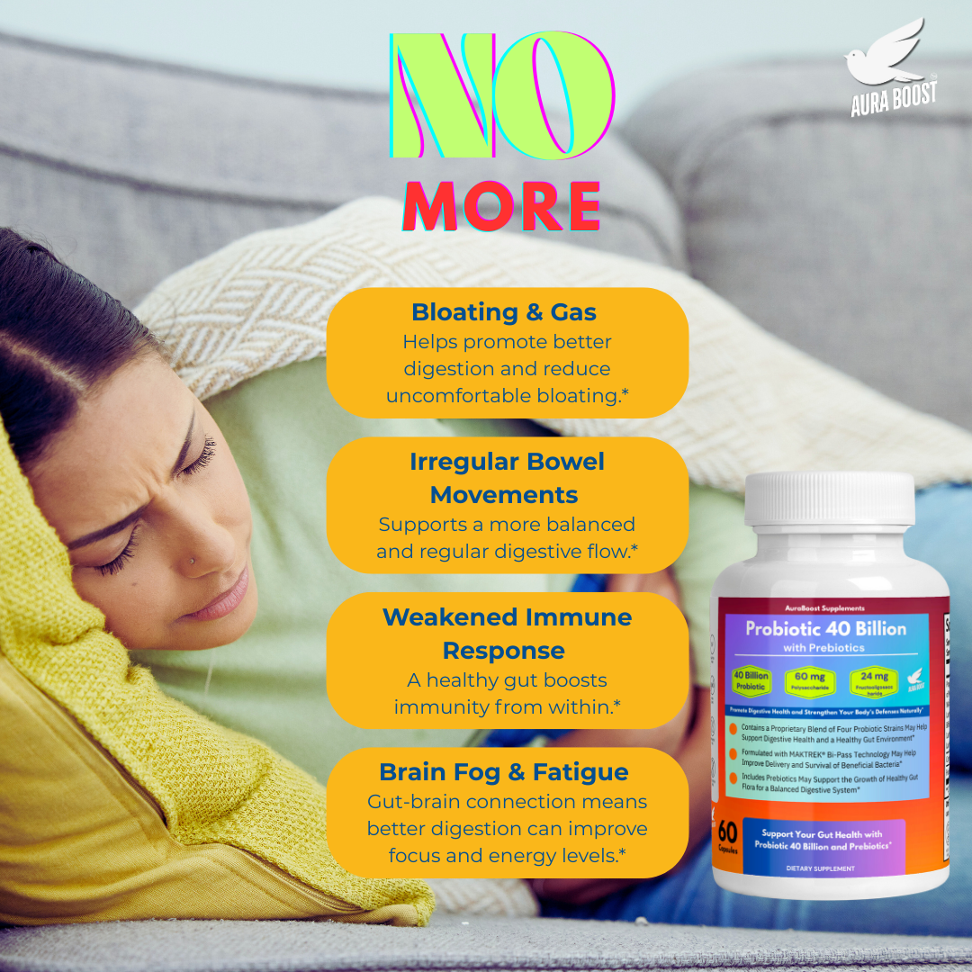 Probiotic 40 Billion with Prebiotics
