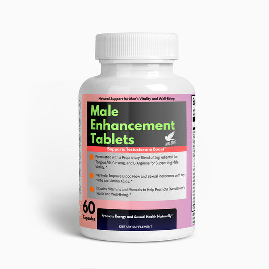 Male Enhancement Supplement for Men – Libido Booster with Tongkat Ali, L-Arginine, Maca – Stamina & Performance Support – 60 Tablets – Made in USA