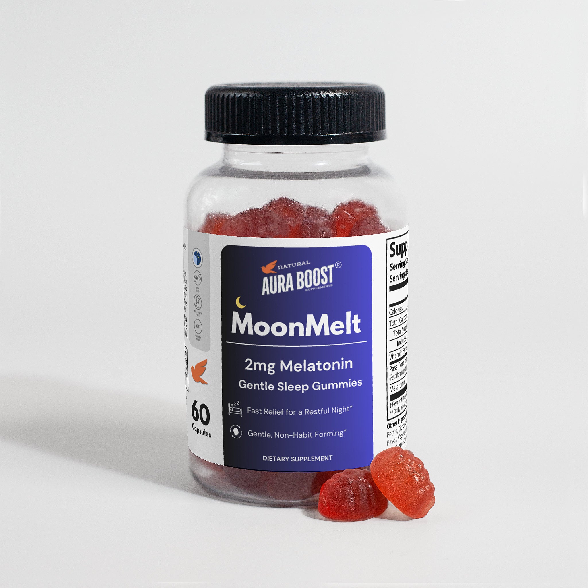 MoonMelt 2mg Melatonin Sleep Gummies