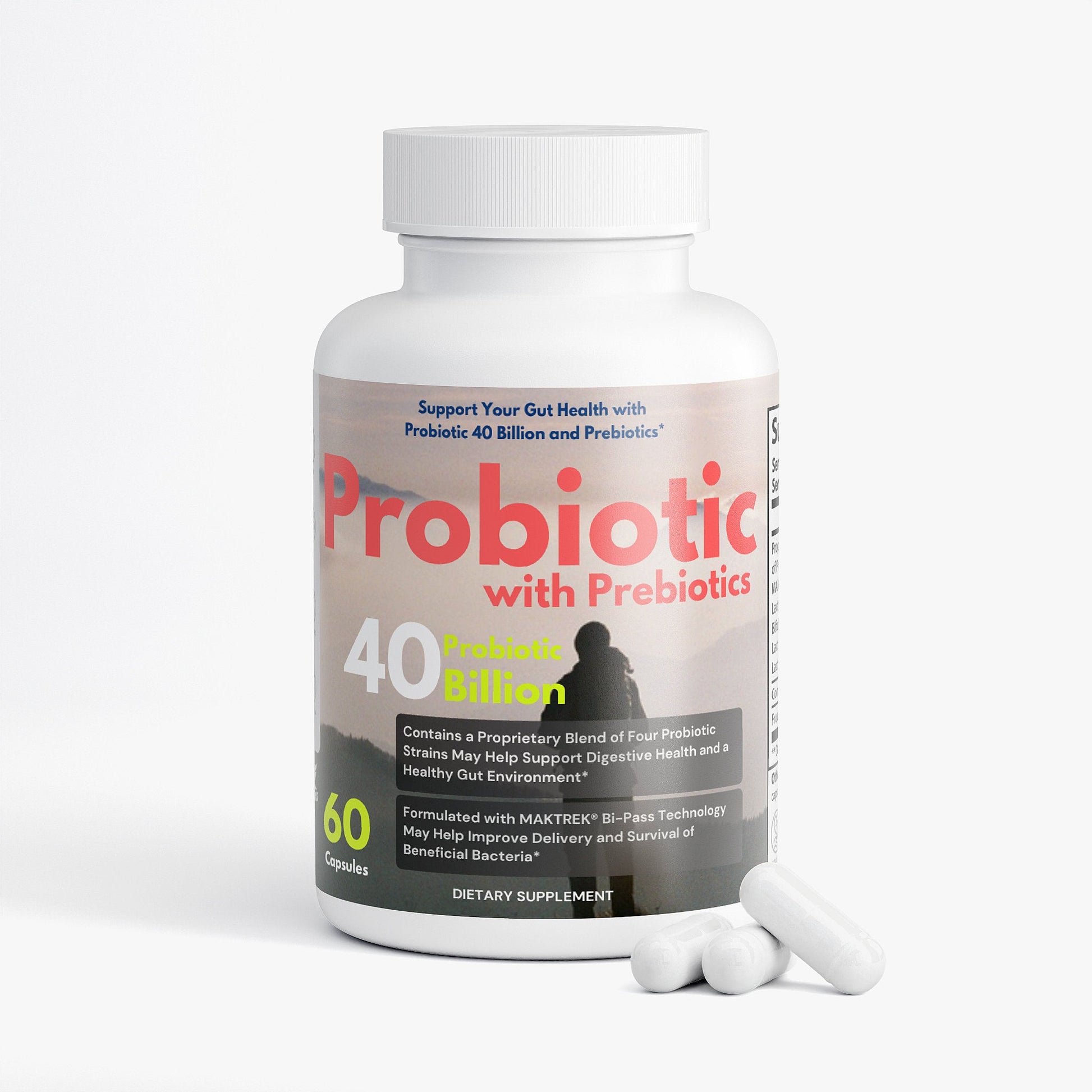 Probiotic 40 Billion with Prebiotics 