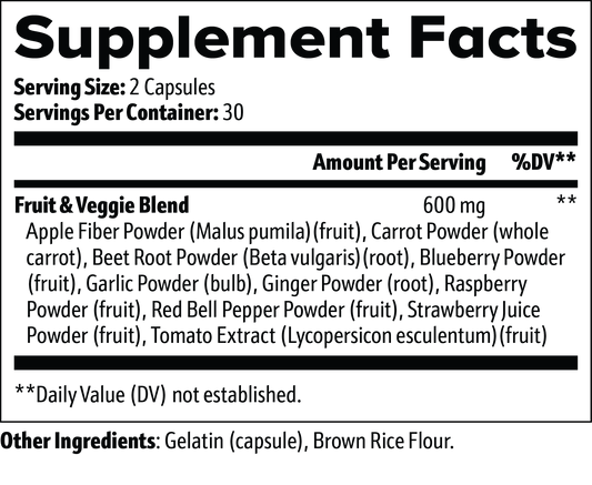 Fruits and Veggies Superfood